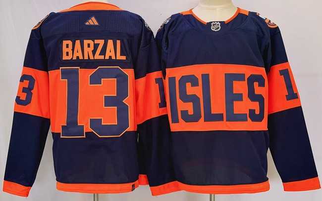 Men's New York Islanders #13 Mathew Barzal Navy 2024 Stadium Series Stitched Jersey,We sell and wholesale Men's New York Islanders #13 Mathew Barzal Navy 2024 Stadium Series Stitched Jersey on line form chian!